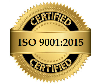 ISO 9001:2015 certified